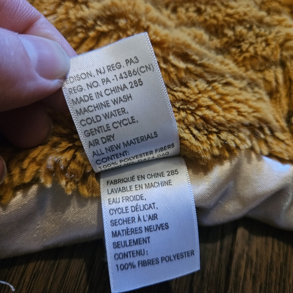 GUND Comfy Cozy Weasley Tiger Lovey Large 15"x22" Soft Security Blanket 320182.  - Picture 7 of 14